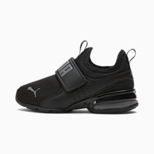 Axelion Slip-on Little Kids' Shoes, PUMA Black-Cool Dark Gray