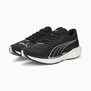 Borg Lace Up Winter Boots Running Shoes, Puma Black, extralarge