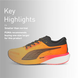 Deviate Nitro 2 Men's Running Shoes, Sunset Glow-Sun Stream-Puma Black