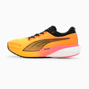 Deviate Nitro 2 Men's Running Shoes, Sunset Glow-Sun Stream-Puma Black