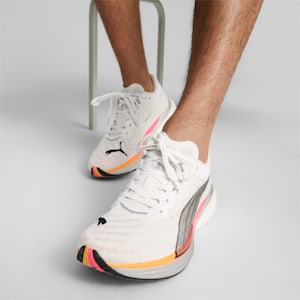 Deviate NITRO™ 2 Men's Running Shoes, Puma White-Sunset Glow-Sun Stream, extralarge