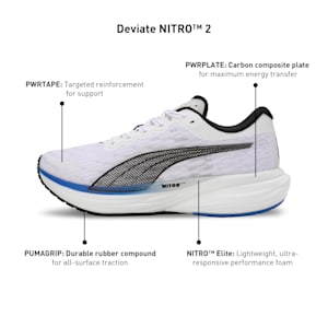 Deviate NITRO™ 2 Men's Running Shoes, PUMA White-Royal Sapphire-PUMA Black, extralarge-IND