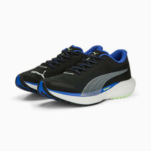 Deviate NITRO™ 2 Men's Running Shoes, PUMA Black-Royal Sapphire-Fizzy Lime, extralarge-IND