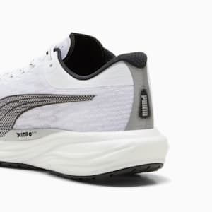 Tenis para correr Deviate NITRO 2 para hombre, PUMA White-PUMA Black-PUMA Silver, extralarge