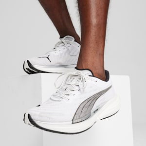 Tenis para correr Deviate NITRO 2 para hombre, PUMA White-PUMA Black-PUMA Silver, extralarge