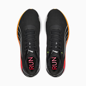 Electrify Nitro 2 Men's Running Shoes, Puma Black-Metallic Silver-Sunset Glow