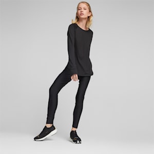Tenis de running para mujer Deviate NITRO 2, Puma Black-Puma Team Gold