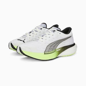 Deviate NITRO 2 Running Shoes Women, Puma White-Fizzy Apple-Puma Black
