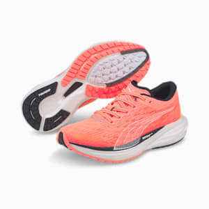 Deviate Nitro 2 Women's Running Shoes, Sunset Glow-Puma Black