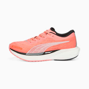 Deviate NITRO 2 Women's Running Shoes, Sunset Glow-Puma Black, extralarge-IND