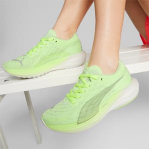 Zapatos para correr Deviate NITRO 2 para mujer, Fizzy Apple-Metallic Silver