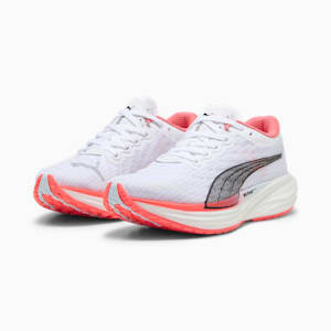 Tenis de running para mujer Deviate NITRO 2, PUMA White-Fire Orchid-Icy Blue, extralarge