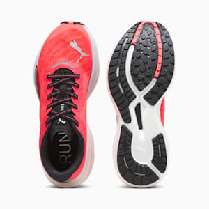 Deviate NITRO 2 Women's Running Shoes, Fire Orchid-PUMA Black-Icy Blue, extralarge-IND