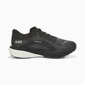 メンズ ディヴィエイト ニトロ 2 ウィンター ランニングシューズ, Puma Black-Metallic Silver