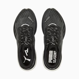 メンズ ディヴィエイト ニトロ 2 ウィンター ランニングシューズ, Puma Black-Metallic Silver