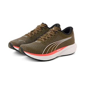 メンズ ディヴィエイト ニトロ 2 ウィンター ランニングシューズ, Deep Olive-Salmon