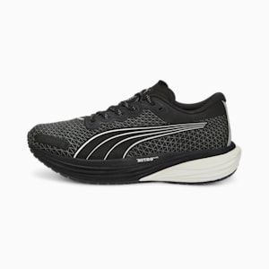 Deviate NITRO™ 2 Winterised Women's Trail Running Shoes, Puma Black-Metallic Silver, extralarge-IND