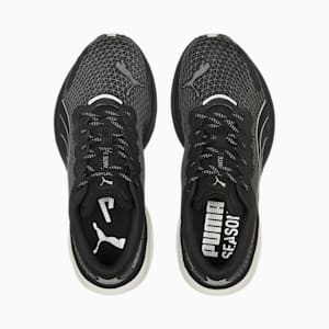 Deviate NITRO 2 WTR Running Shoes Women, Puma Black-Metallic Silver