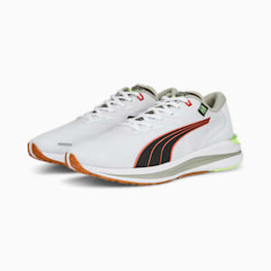 Electrify Nitro 2 First Mile Men's Running Shoes, Puma White-Puma Black-Firelight