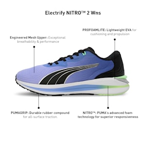 Electrify NITRO™ 2 Women's Running Shoes, Elektro Purple-PUMA Black-PUMA Silver, extralarge-IND