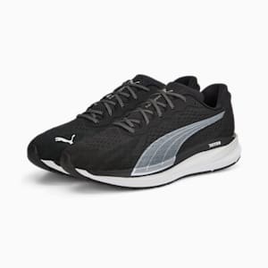 Magnify NITRO Surge Men's Running Shoes, Puma Black-Metallic Silver