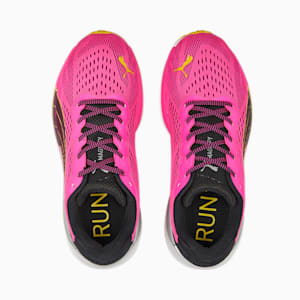 Magnify NITRO Surge Running Shoes Women, Ravish-PUMA Black-Fresh Pear
