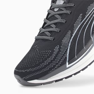Zapatos para correr tejidos Magnify NITRO para mujer, Puma Black-CASTLEROCK-Puma White