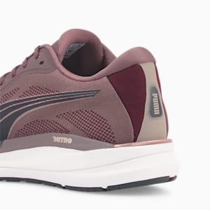 Zapatos para correr tejidos Magnify NITRO para mujer, Dusty Plum-Rose Gold