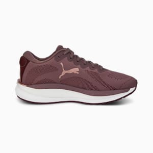Zapatos para correr tejidos Magnify NITRO para mujer, Dusty Plum-Rose Gold