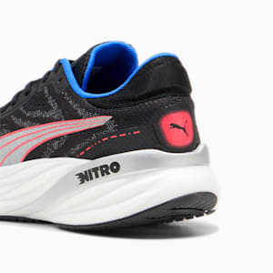 Magnify NITRO 2 Men's Running Shoes, PUMA Black-Fire Orchid-Ultra Blue, extralarge-IND