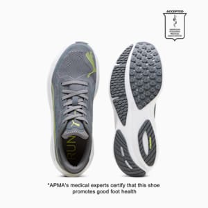 Magnify NITRO 2 Men's Running Shoes, Cool Dark Gray-Yellow Burst-Ash Gray, extralarge-IND