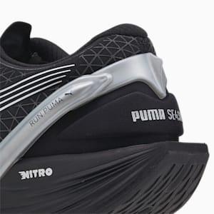Run XX NITRO WTR Running Shoes Women, Puma Black-Metallic Silver