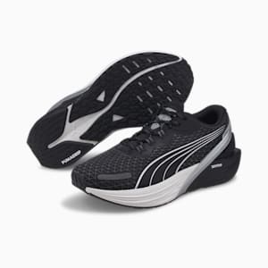 ウィメンズ RUN XX ニトロ ウィンター ランニングシューズ, Puma Black-Metallic Silver