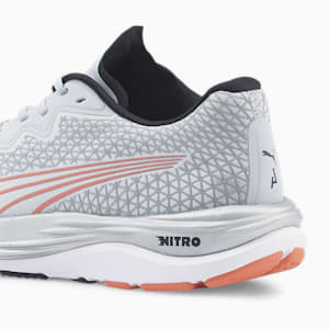 Velocity NITRO 2 WTR Women's Running Shoes, Platinum Gray-Puma Black, extralarge-IND