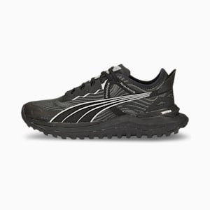 Voyage NITRO™ 2 Men's Trail Running Shoes, Puma Black-Metallic Silver, extralarge-IND