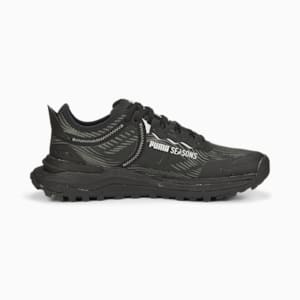 Voyage NITRO™ 2 Men's Trail Running Shoes, Puma Black-Metallic Silver, extralarge-IND