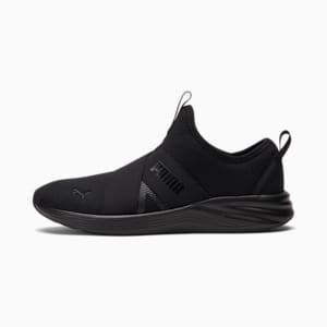 Tenis slip on de entrenamiento para mujer Better Foam Prowl Wide, Puma Black-Puma Black, extralarge