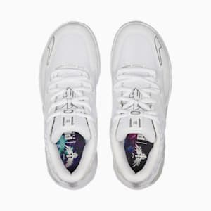 PUMA x LAMELO BALL MB.01 Lo Men's Basketball Shoes, Puma White-Silver, extralarge