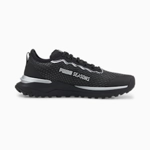 Voyage NITRO 2 GORE-TEX® Men's Running Shoes, Puma Black-Metallic Silver, extralarge-IND