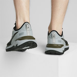 Voyage NITRO™ 2 GORE-TEX® Men's Trail Running Shoes, Platinum Gray-Puma Black-Deep Olive, extralarge-IND