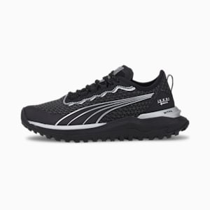 ウィメンズ GORE-TEX ヴォヤージ ニトロ 2 ランニングシューズ, Puma Black-Metallic Silver