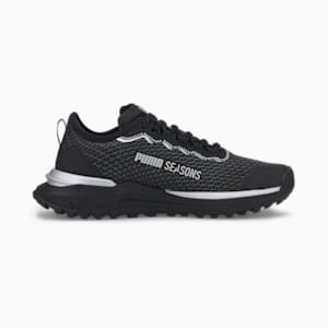 ウィメンズ GORE-TEX ヴォヤージ ニトロ 2 ランニングシューズ, Puma Black-Metallic Silver