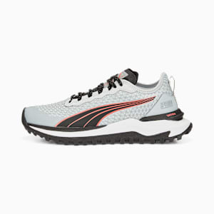 SEASONS Voyage NITRO™ 2 GORE-TEX® Women's Running Shoes, Platinum Gray-Puma Black-Salmon, extralarge