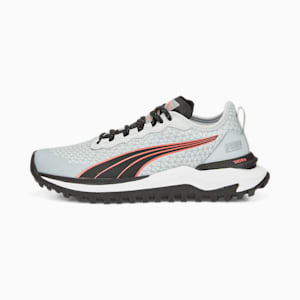 Voyage NITRO 2 GORE-TEX® Women's Running Shoes, Platinum Gray-Puma Black-Salmon