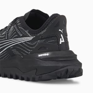 Voyage NITRO 2 Women's Trail Running Shoes, Puma Black-Metallic Silver, extralarge-GBR