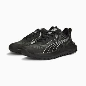 Voyage NITRO 2 Running Shoes Women, Puma Black-Metallic Silver