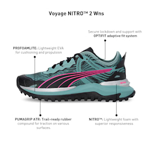 Voyage NITRO™ 2 Women's Trail Running Shoes, Adriatic-PUMA Black-Ravish, extralarge-IND