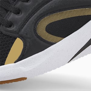 Better Foam Adore Safari Glam Women's Running Shoes, Puma Black-Puma Team Gold