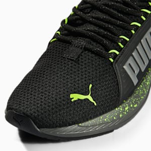 Softride Premier So Splatter Men's Running Shoes, CASTLEROCK-Puma Black-Lime Squeeze