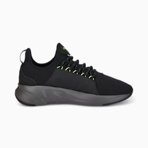 Softride Premier Slip-On Splatter Men's Running Shoes, CASTLEROCK-Puma Black-Lime Squeeze